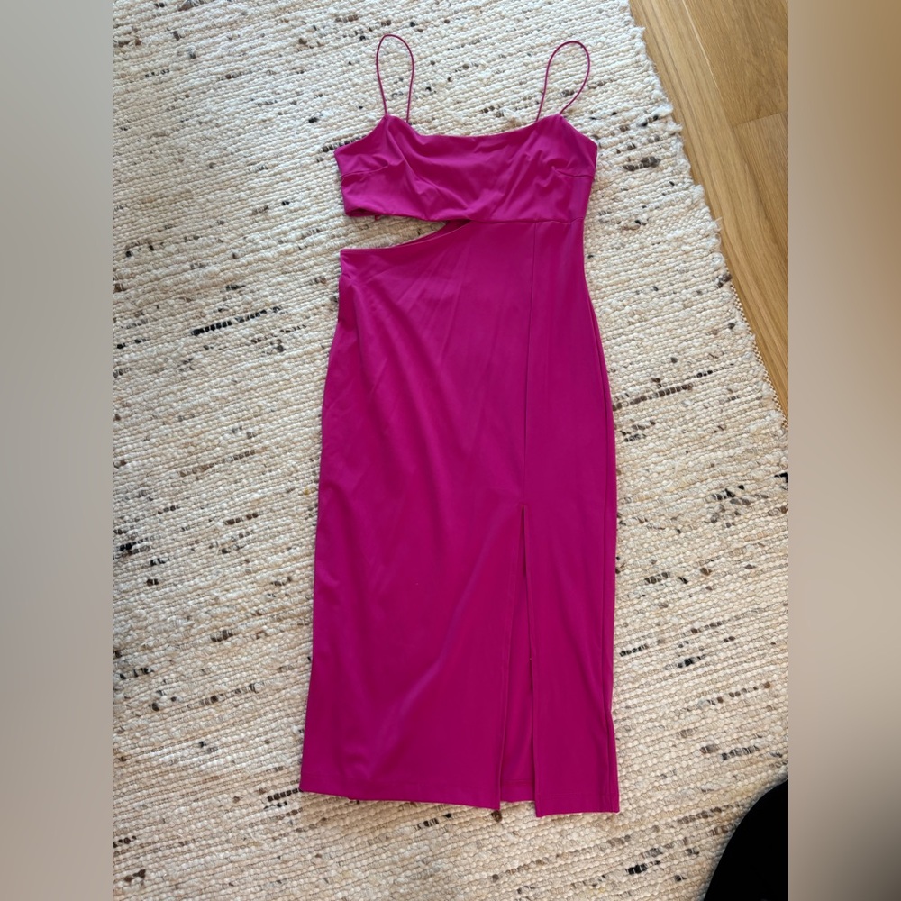Dynamite cut out midi dress